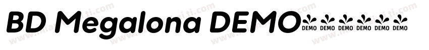 BD Megalona DEMO字体转换